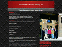 Tablet Screenshot of journalofficesupply.com